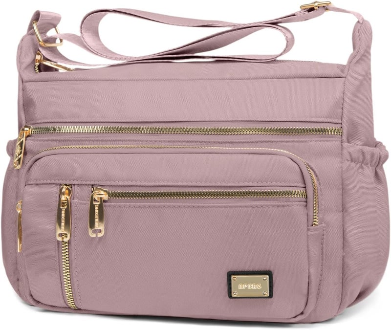NPBAG Crossbody Bag for Women, Shoulder Purse Handbag Messenger Bag, Trendy Pocketbooks, Waterproof and Multi-Pockets - Image 1